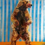 obraz niedźwiedź Marzena Ewiak