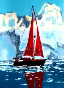 obraz żaglówka Marzena Ewiak