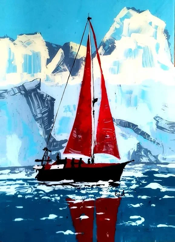 obraz żaglówka Marzena Ewiak