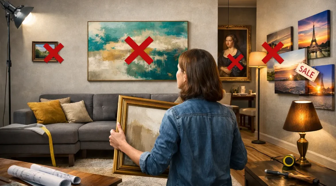 Najczęstsze błędy przy wyborze obrazu do wnętrza i jak ich uniknąć - Pace Art Design